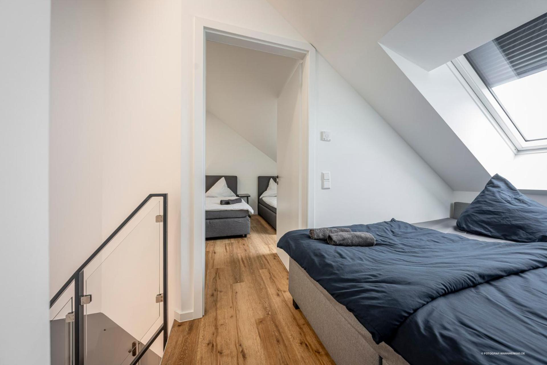Xxl Design-Appartement Artdesign - 8 Pers - Naehe Speyer Mannheim Heidelberg 호켄하임 외부 사진