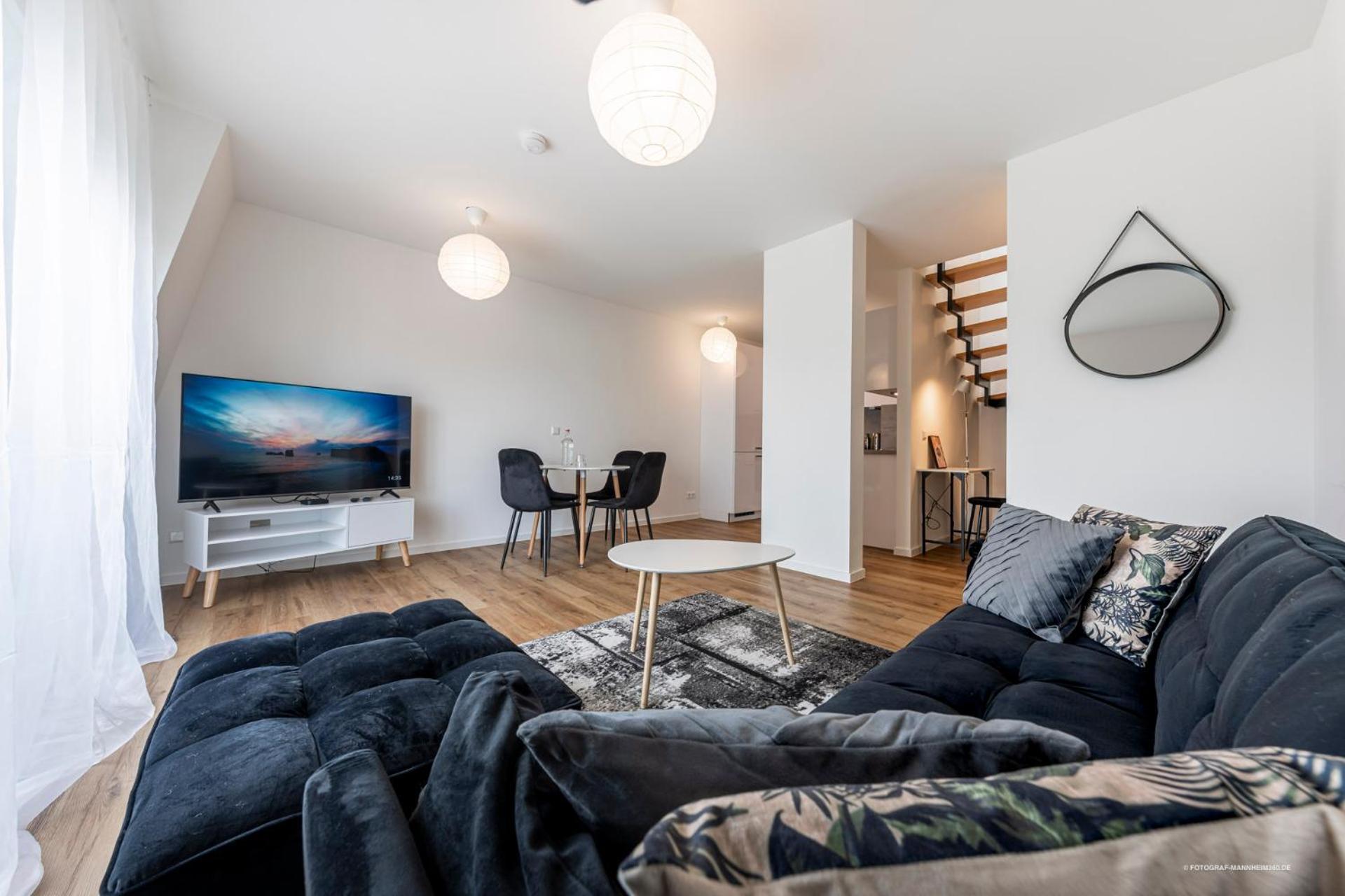 Xxl Design-Appartement Artdesign - 8 Pers - Naehe Speyer Mannheim Heidelberg 호켄하임 외부 사진